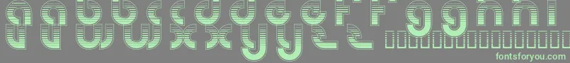 RetroGamer Font – Green Fonts on Gray Background