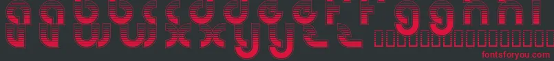 RetroGamer Font – Red Fonts on Black Background