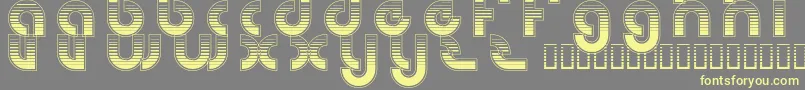 RetroGamer Font – Yellow Fonts on Gray Background