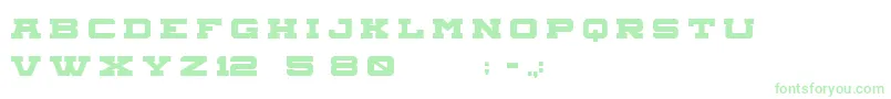 Aegisregular Font – Green Fonts on White Background