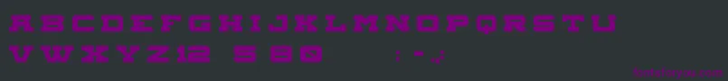 Aegisregular Font – Purple Fonts on Black Background