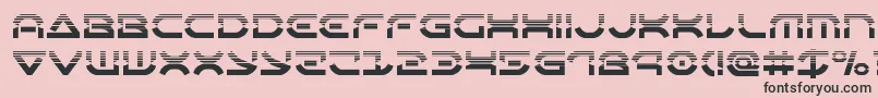 Oberondeuxhalf Font – Black Fonts on Pink Background