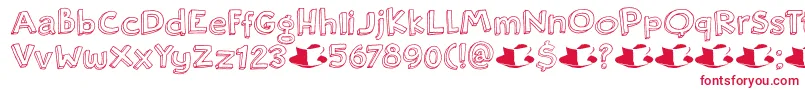 DkRosyLee Font – Red Fonts