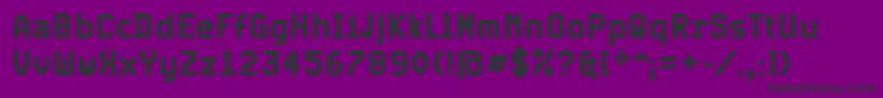 ExpoCondBold Font – Black Fonts on Purple Background