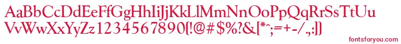 GoudyserialMediumRegular Font – Red Fonts