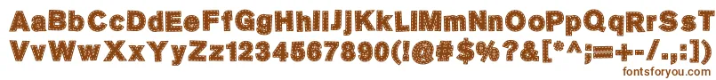 SingerMears Font – Brown Fonts on White Background