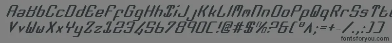 Шрифт Zeev2i – чёрные шрифты на сером фоне
