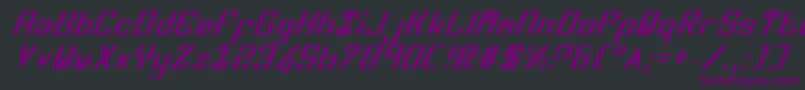 Zeev2i Font – Purple Fonts on Black Background
