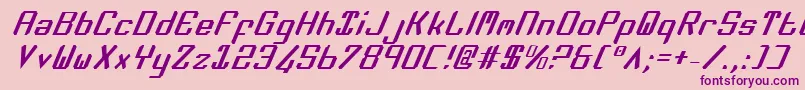 Zeev2i Font – Purple Fonts on Pink Background