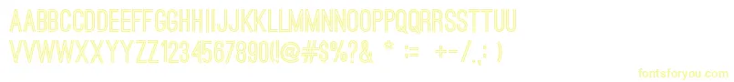 OstrichsansBold Font – Yellow Fonts
