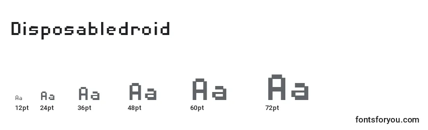 Disposabledroid Font Sizes