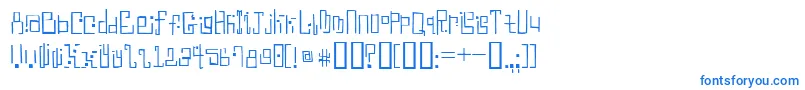 AntimonyBlue Font – Blue Fonts