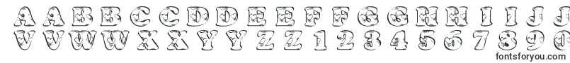 Шрифт KrHeartfilled – шрифты с фиксированной шириной