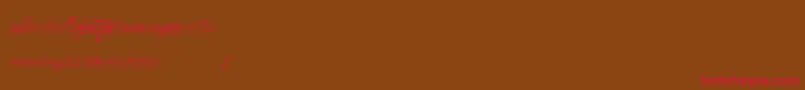 Fourstars Font – Red Fonts on Brown Background