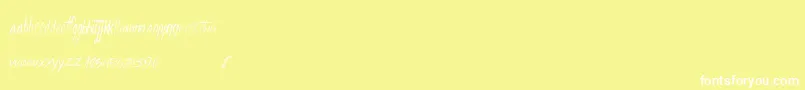 fuente Fourstars – Fuentes Blancas Sobre Fondo Amarillo