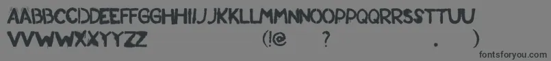 Standrew Font – Black Fonts on Gray Background