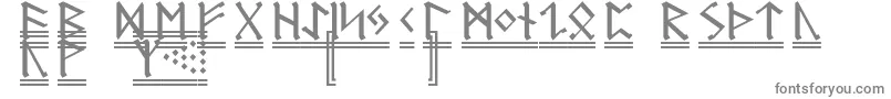 フォントGermanicRunes2 – 灰色のフォント