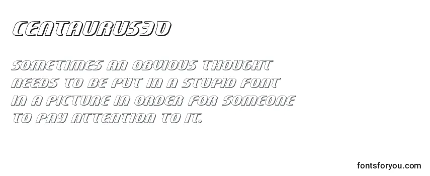 Шрифт Centaurus3D