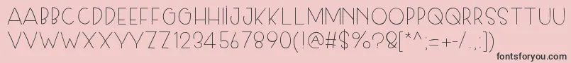 Skiplegday Font – Black Fonts on Pink Background