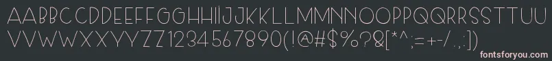 Skiplegday Font – Pink Fonts on Black Background