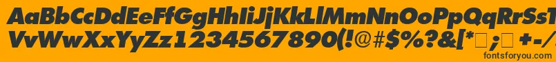 More about IsomarDisplayExpandedSsiExpandedItalic Font IsomarDisplayExpandedSsiExpandedItalic Font – Black Fonts on Orange Background