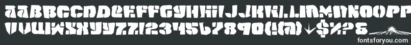 Шрифт Spacejv2 – белые шрифты