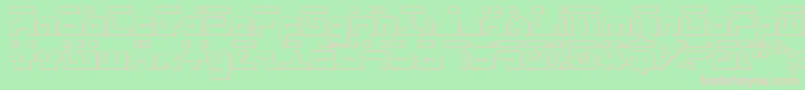 Roids Font – Pink Fonts on Green Background