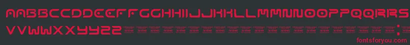 Emophonic Font – Red Fonts on Black Background