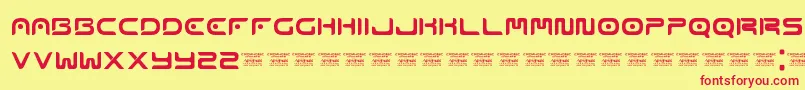 Emophonic Font – Red Fonts on Yellow Background