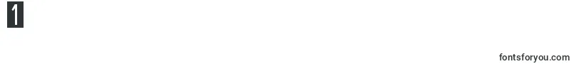 DjbStickyTapeLabelsStrips Font – Fonts for Digit 1