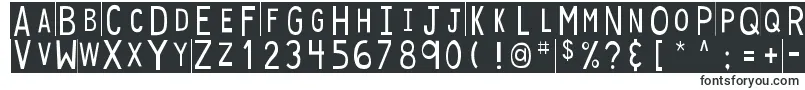DjbStickyTapeLabelsStrips Font – Stretched Fonts