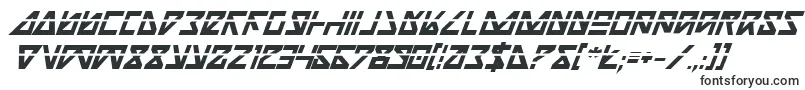 NickTurboBoldItalicLas Font – Industrial Fonts