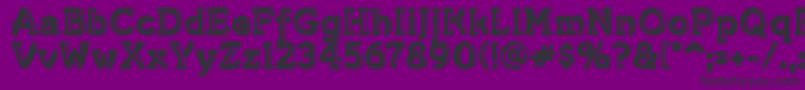 Merking Font – Black Fonts on Purple Background