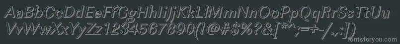 En savoir plus sur la police ImperialshItalic Police ImperialshItalic – polices grises sur fond noir