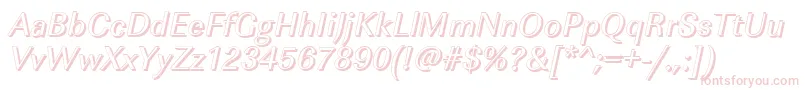 フォントImperialshItalic – ピンクのフォント