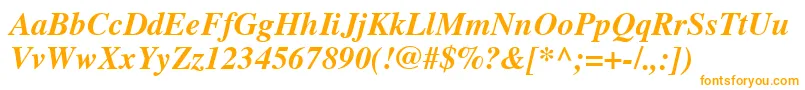 TimesCeBoldItalic Font – Orange Fonts