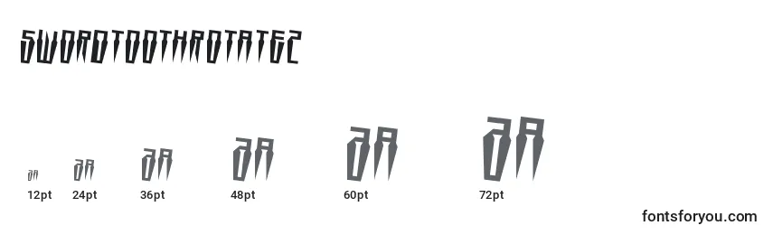 Swordtoothrotate2 Font Sizes