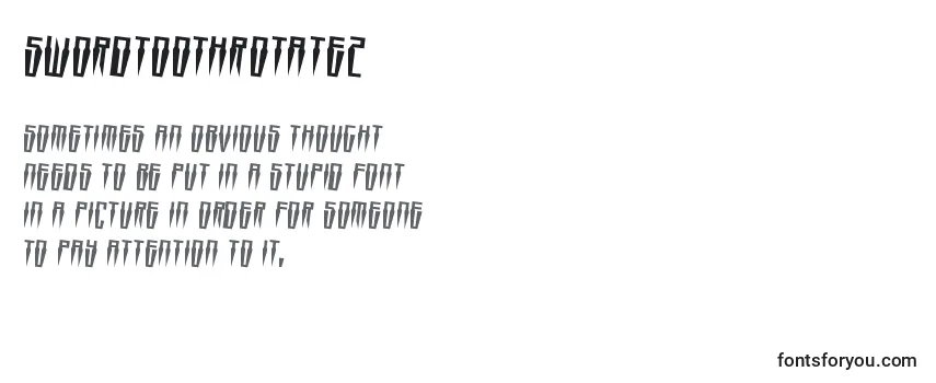 Swordtoothrotate2 Font