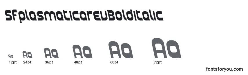 SfplasmaticarevBolditalic Font Sizes
