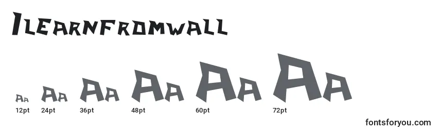 Размеры шрифта Ilearnfromwall