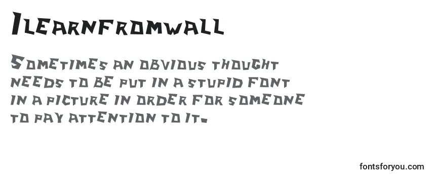 Ilearnfromwall Font