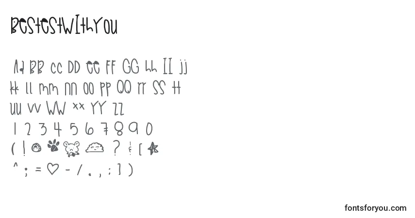 Bestestwithyou Font – alphabet, numbers, special characters