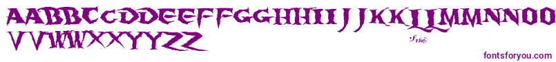 BWrath Font – Purple Fonts