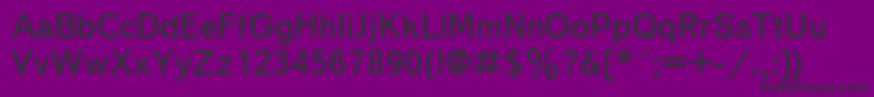 Txb55 Font – Black Fonts on Purple Background