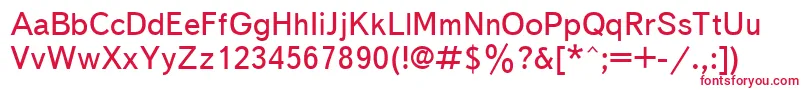 フォントTxb55 – 赤い文字