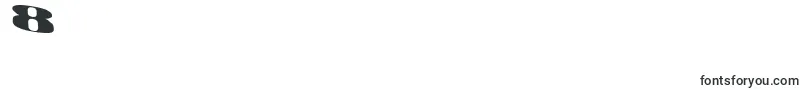 RetsynDilated Font – Fonts for Digit 8