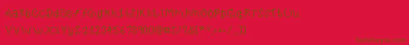 En savoir plus sur la police Bubblesstandard Police Bubblesstandard – polices brunes sur fond rouge