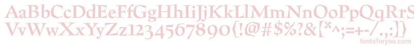 PreissigtextBold Font – Pink Fonts on White Background