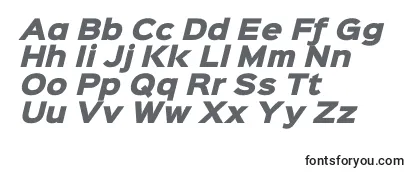 Sinkinsans900xblackitalic-fontti