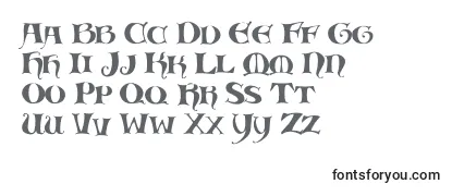 Schriftart MedievalScribish